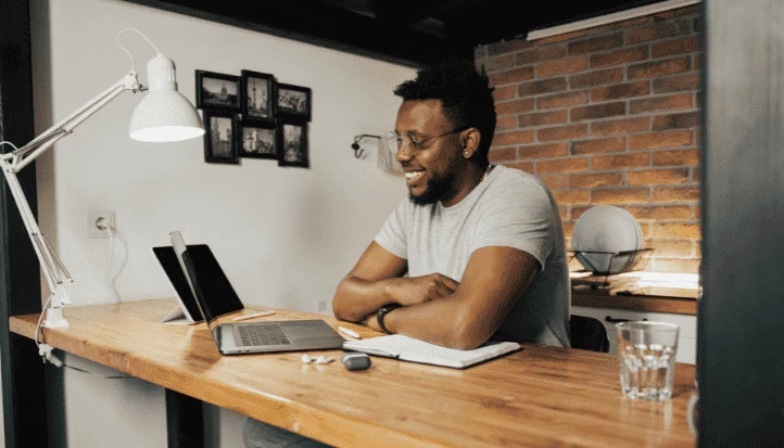 the-man-find-some-new-ideas-with-his-bookkeeping