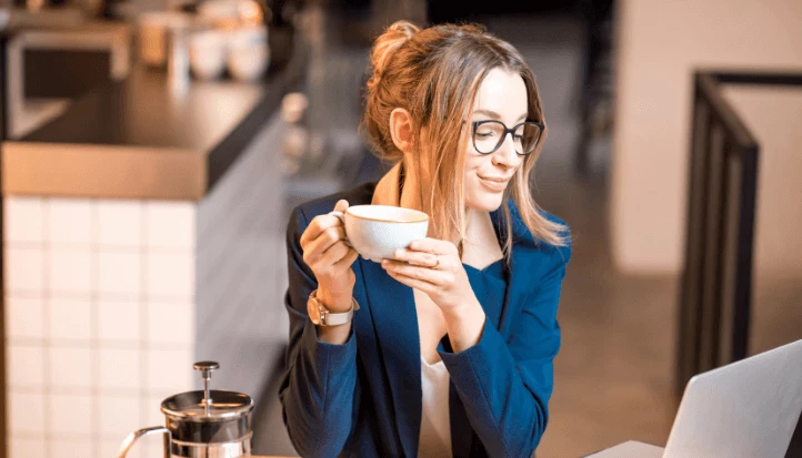 the-woman-relaxed-after-receiving-California-inflation-relief-payment