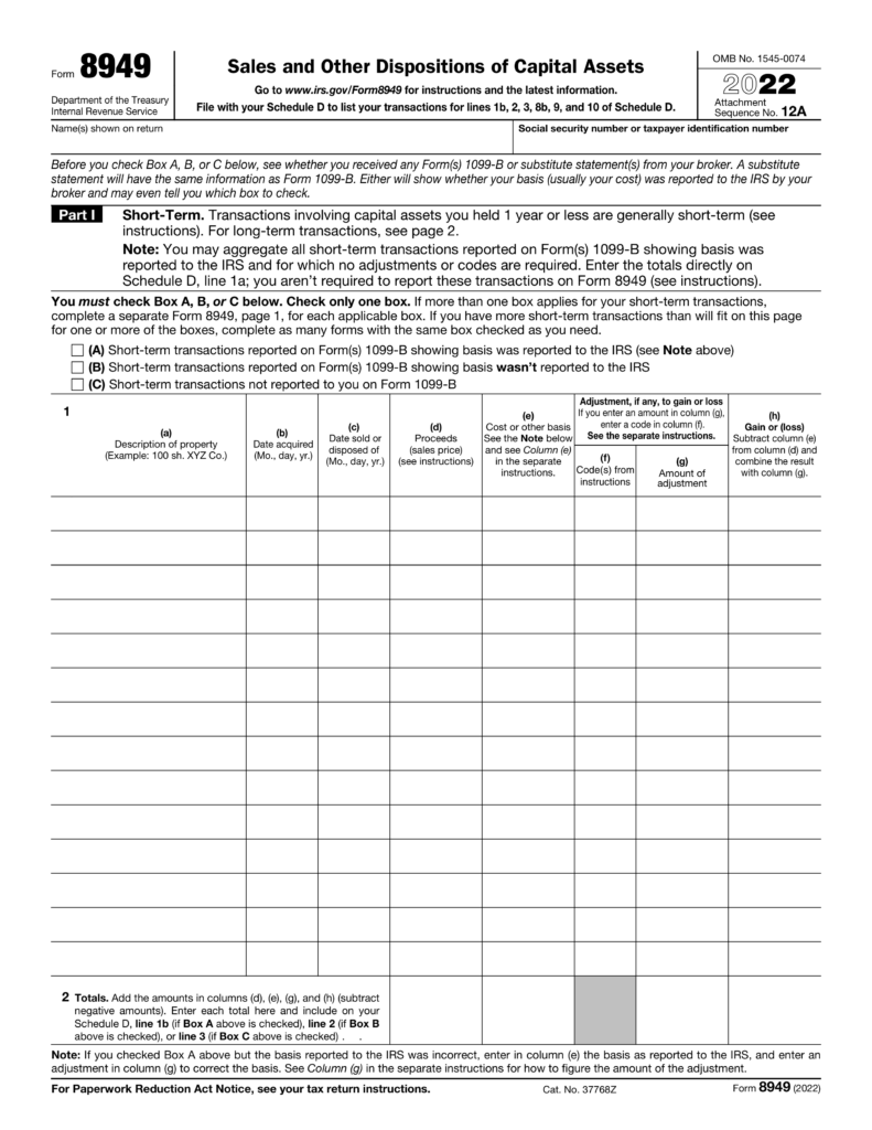 crypto form 8949