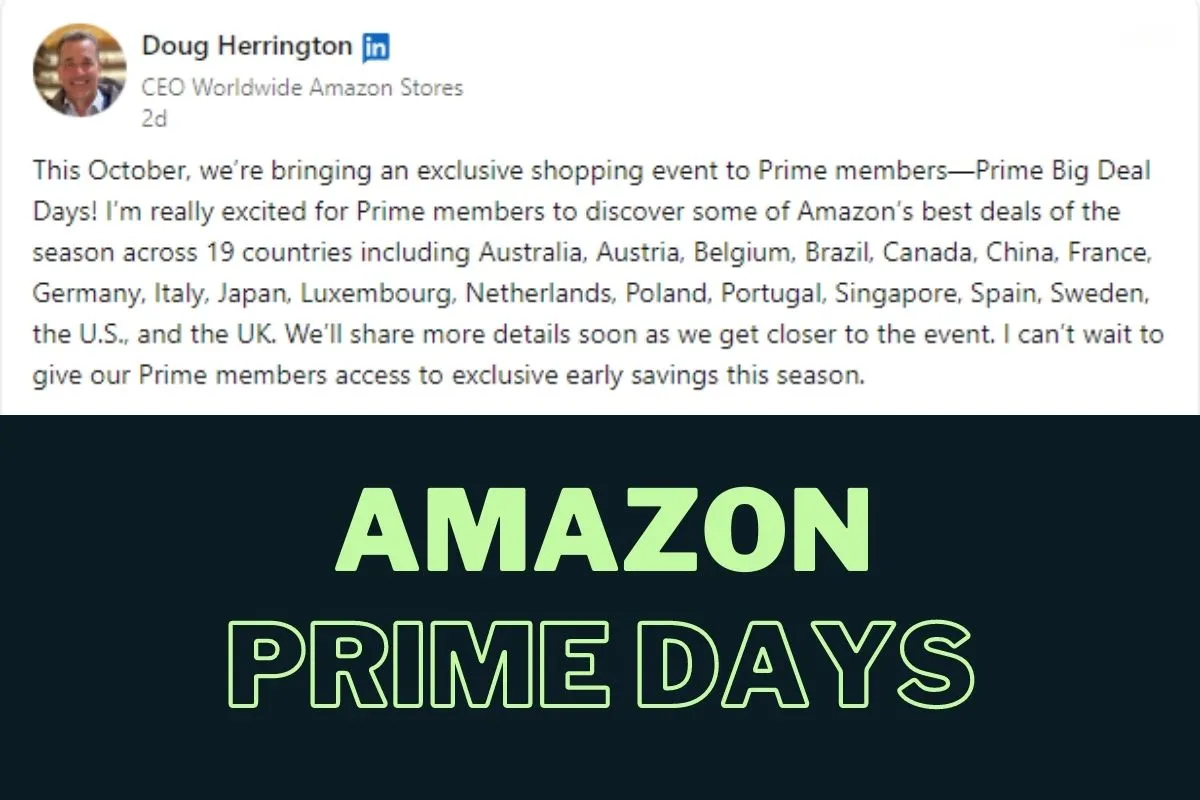 Mark Your Calendar Amazon Prime Days Return This October!