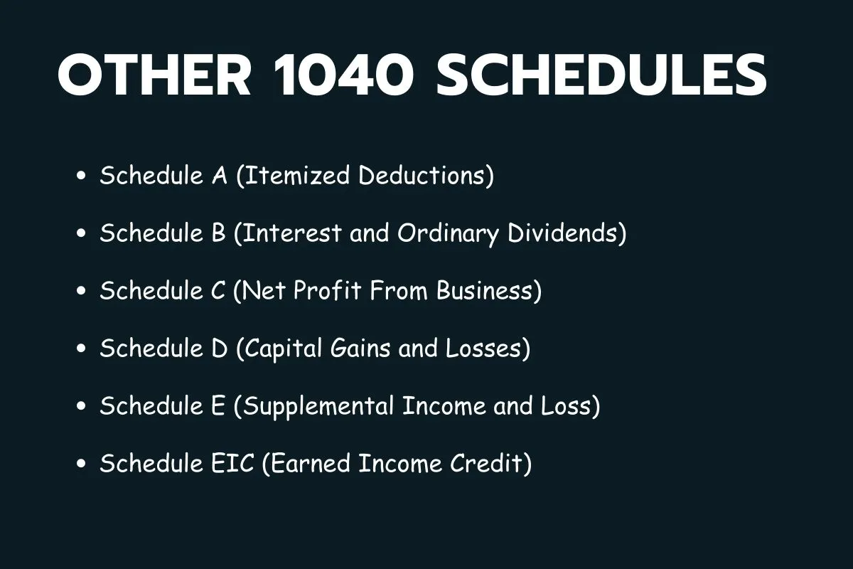 tax 1040 instructions