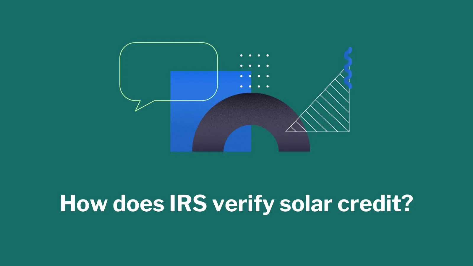 Verify Solar Credit