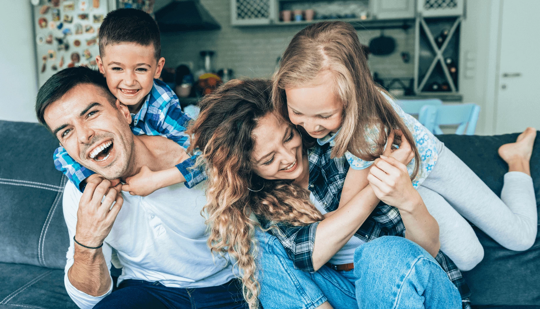 happy-family-have-fun-with-children