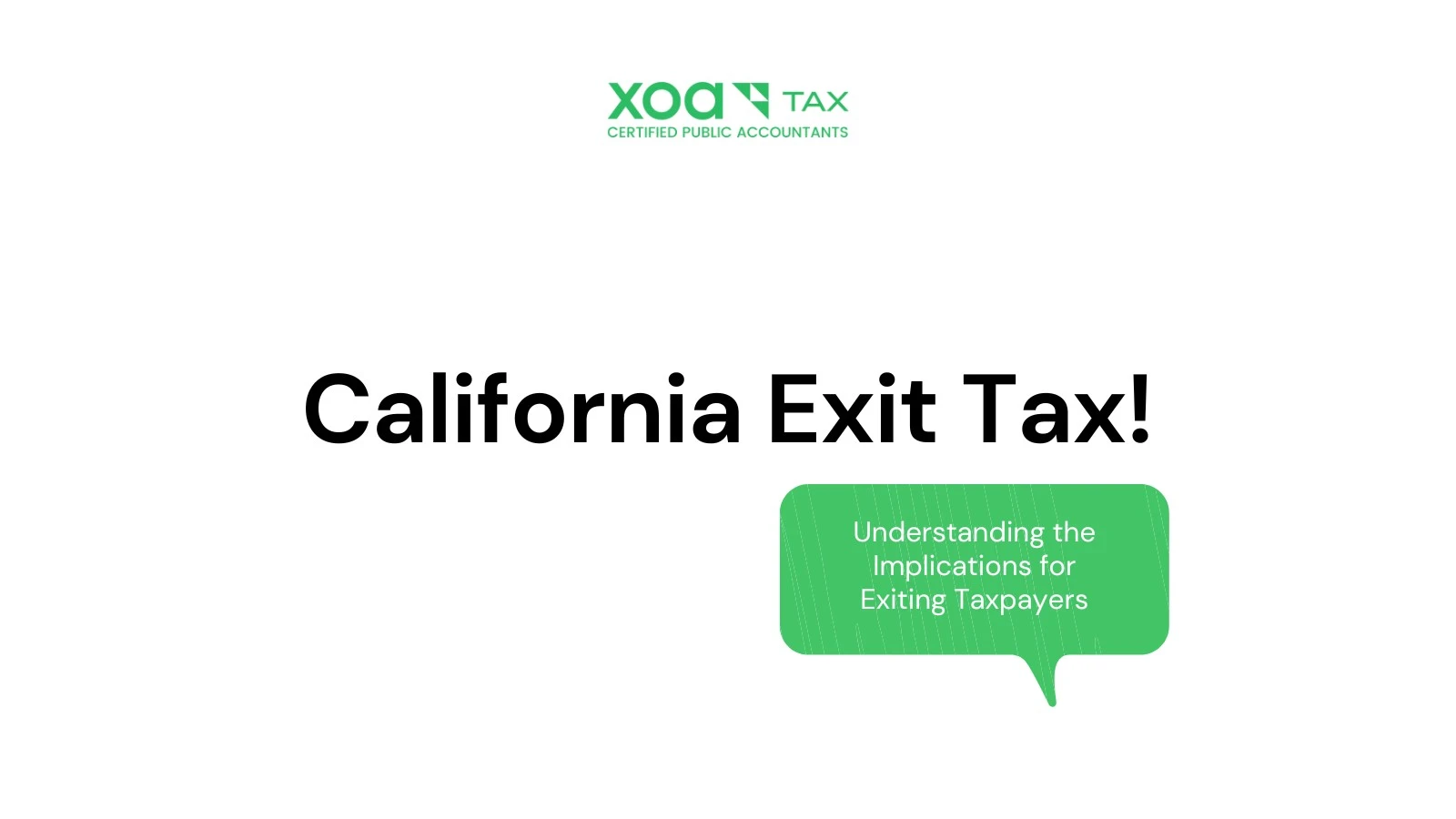 California Exit Tax