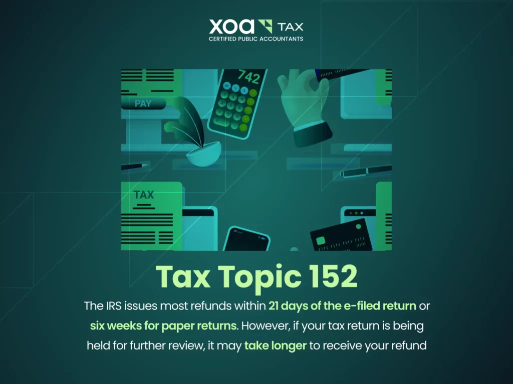 tax topic 152