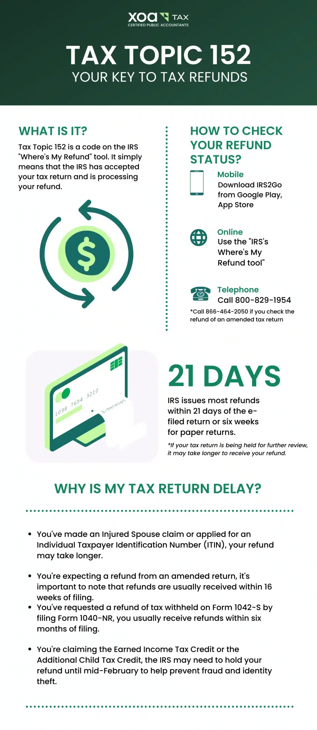 Tax Topic 152 Your Key to Tax Refunds