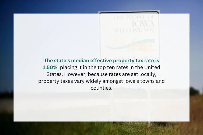 Iowa Property Tax Key Information 2024